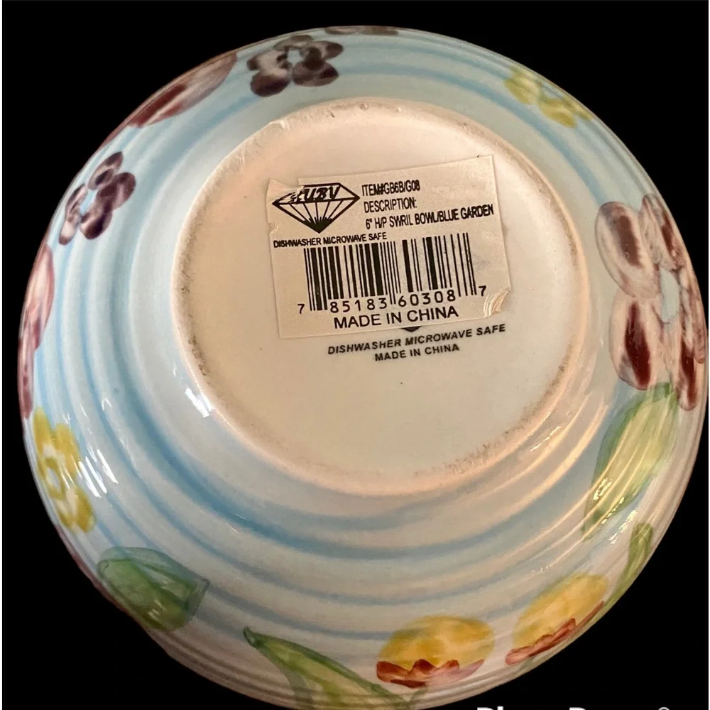 Adorable Painted Ceramic Serving Bowl